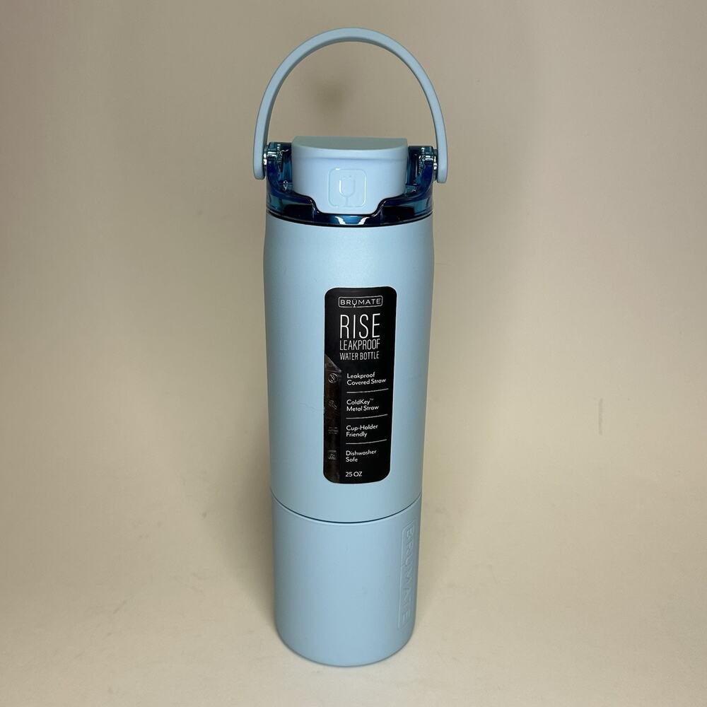 BRUMATE RISE 25 OZ Rise 100% LEAKPROOF with COVERED STRAW in Glacier Blue